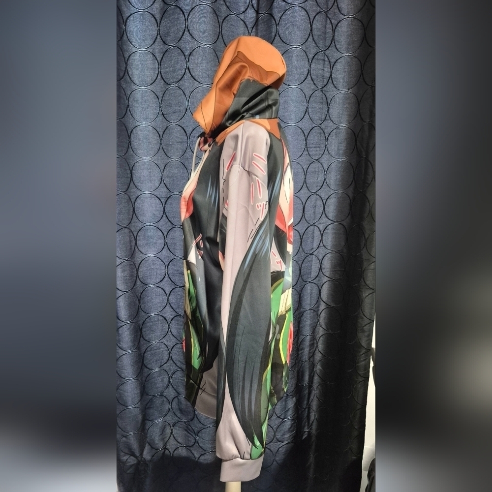 Anime Character Graphic Hoodie - Picture 2 of 3